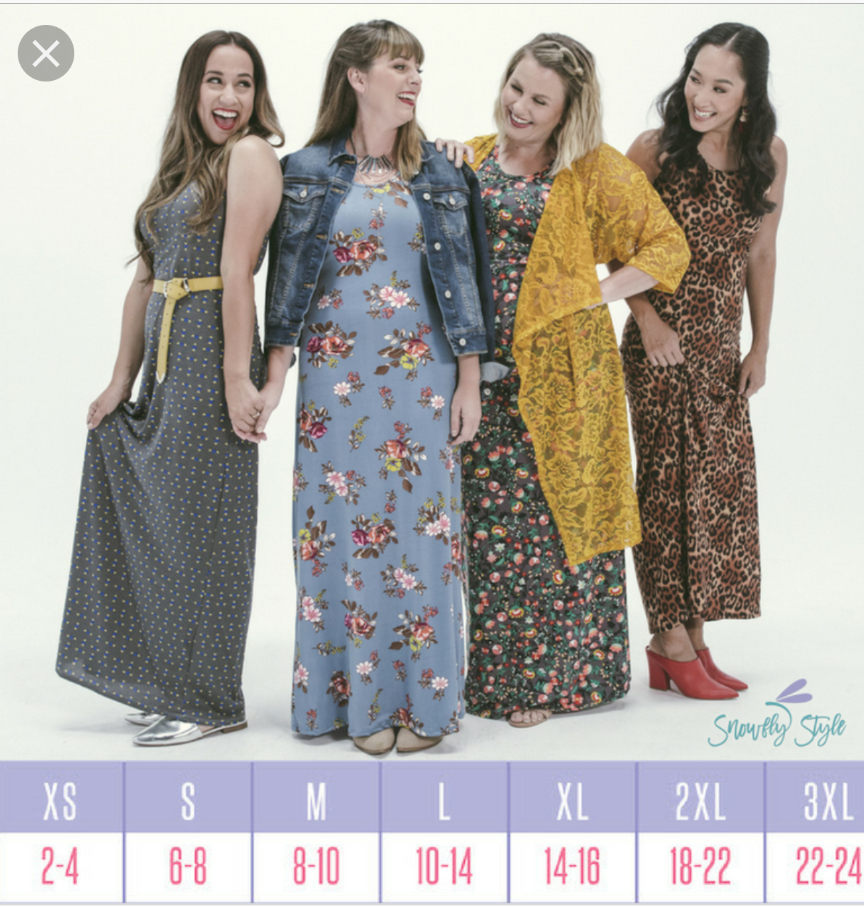 lularoe dani sizing